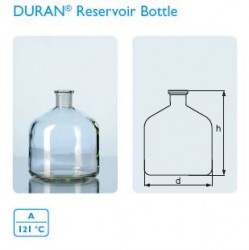 duran wheaton kimble - Büret haznesi 2000ml şeffaf