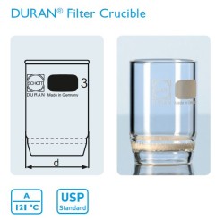 duran wheaton kimble - Cam Kroze, Çap 30 mm, Kapasite 30 ml, Por 4
