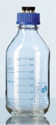 Duran Group - Laboratuvar şişesi HPLC GL 45 PP, 4 Portlu 500ml