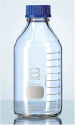 duran wheaton kimble - Lab. şişesi, mavi kapaklı, 10000 ml