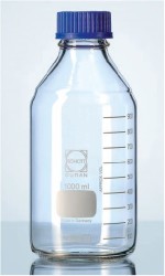 duran wheaton kimble - Lab. şişesi, mavi kapaklı, 10000 ml