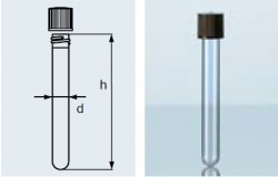 duran wheaton kimble - Tüp Kültür Ar-Glass 18x180 mm Siyah Kapaklı 100adet